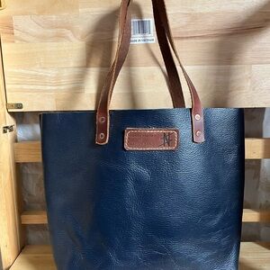 Handcrafted by Native Sand Genuine Leather Tote Bag